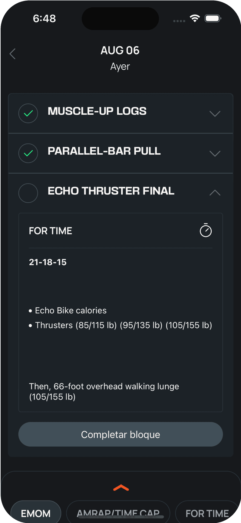 App screenshot