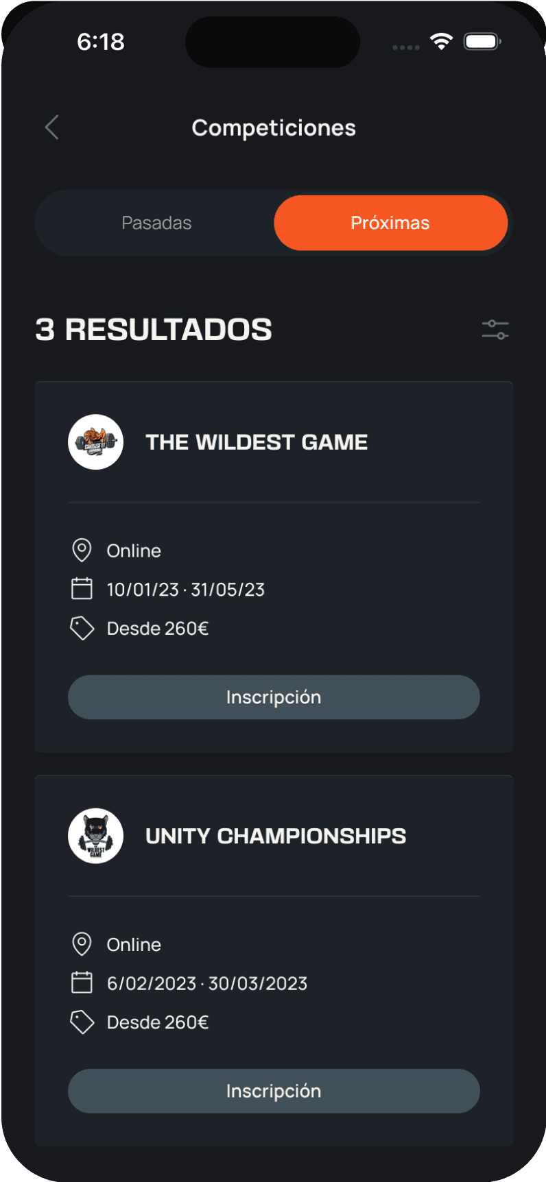 App screenshot